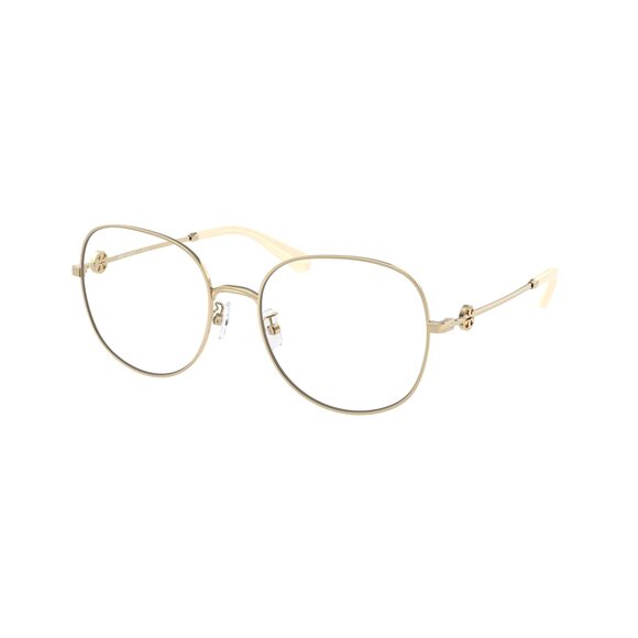Tory Burch TY1088 3349 Shiny Light Gold Frame Demo Lens 52mm Women's Eyeglasses